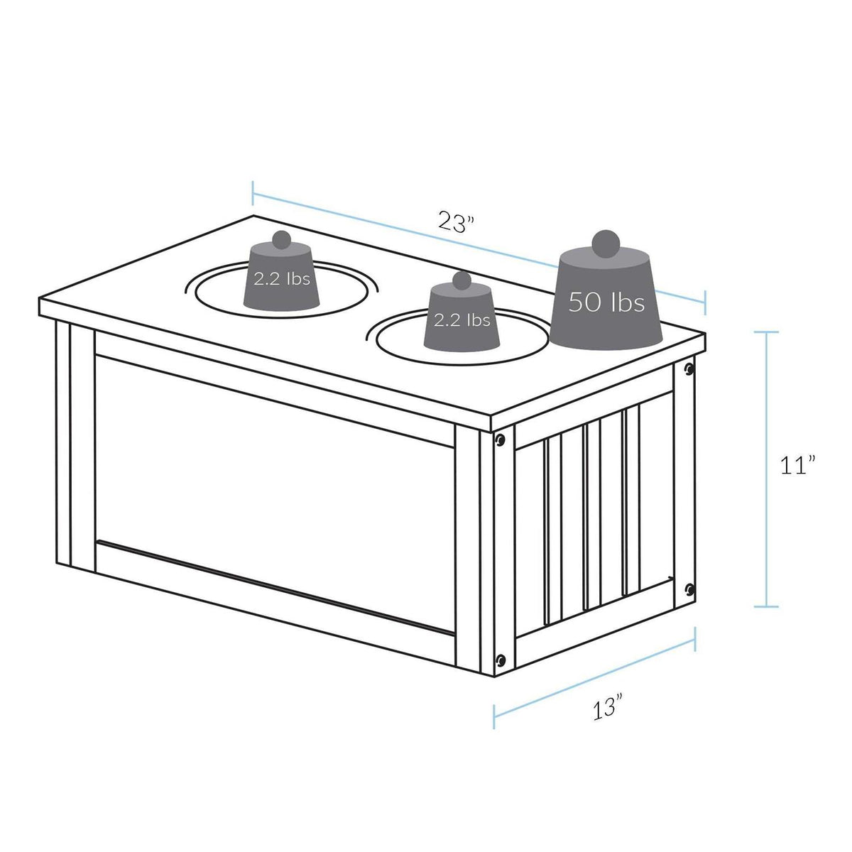 Pet Feeder Storage Stand K30828
