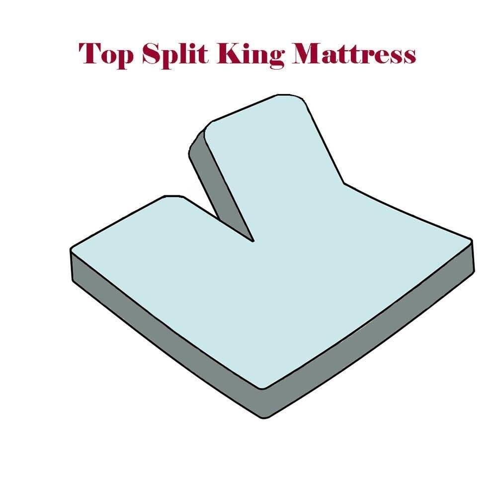 Split Top King Fitted Sheets Bamboo Hybrid W856382