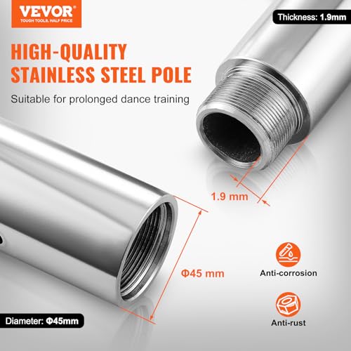 Stainless Steel Spinning Static Dancing Pole G261326