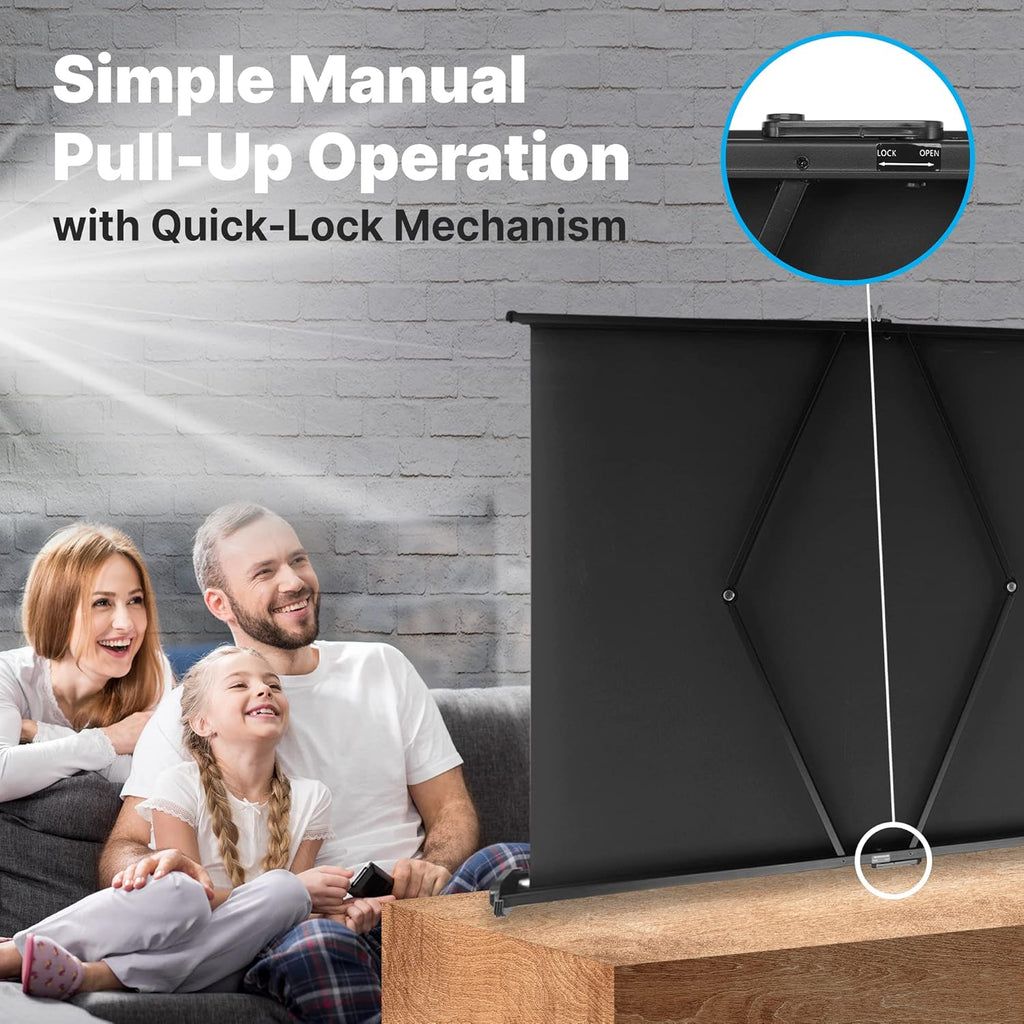 40 Inch Portable Projector Screen with Stand Z603081