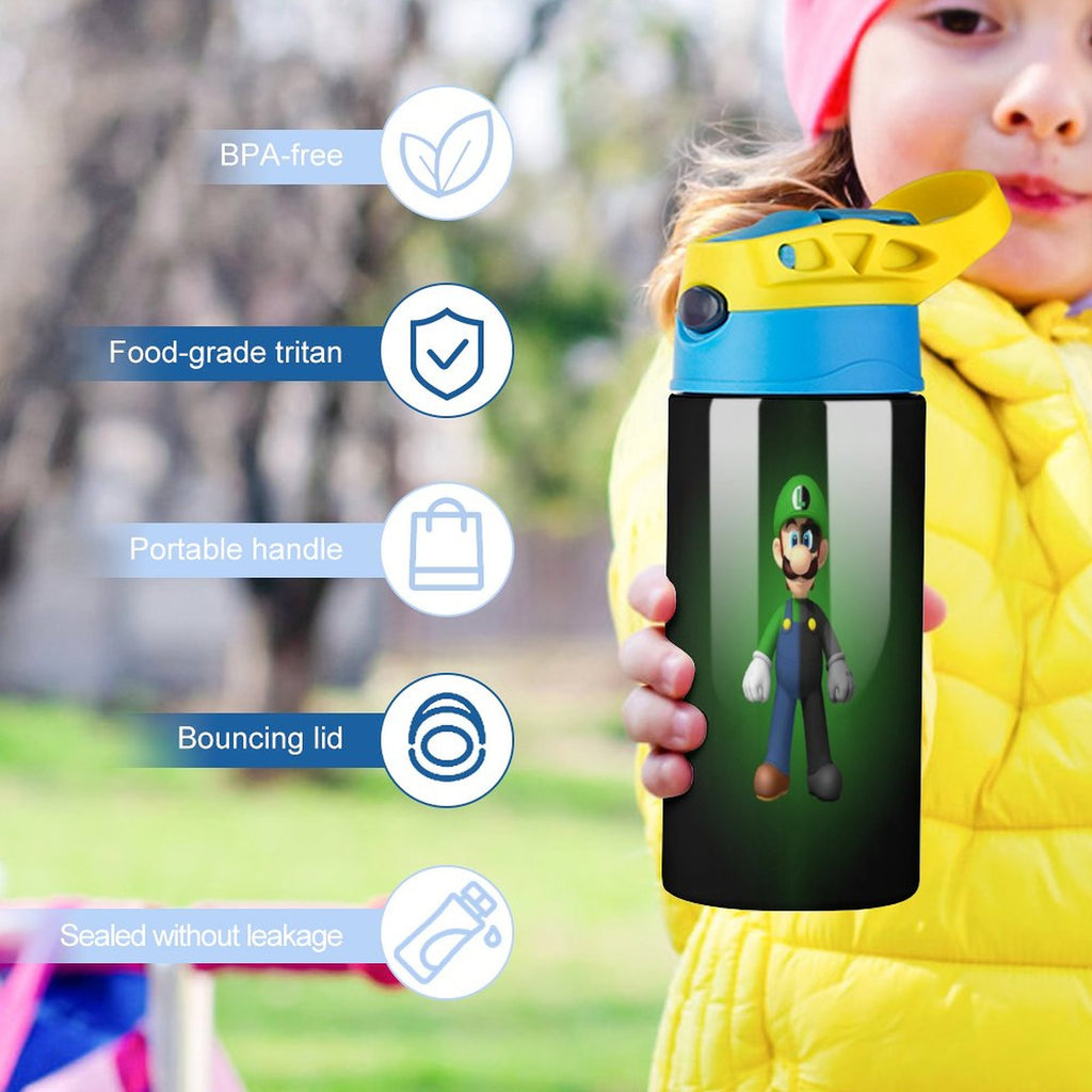 Insulated Stainless Steel Water Bottle with Straw R27871