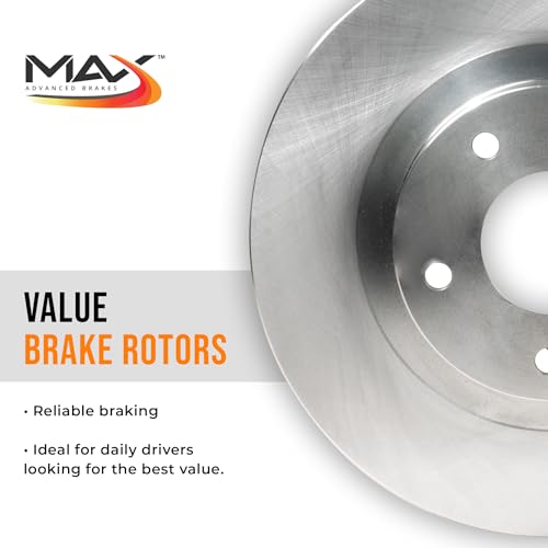 Rear Brake Kit with Geomet Coated Disc Brake Rotors and Ceramic Brake Pads O1437
