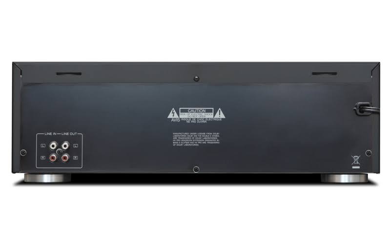 Black Dual Cassette Deck U1022