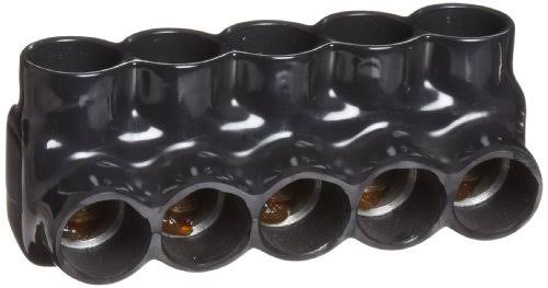 Black Insulated Multi Cable Connector 5 Ports 600 L385647