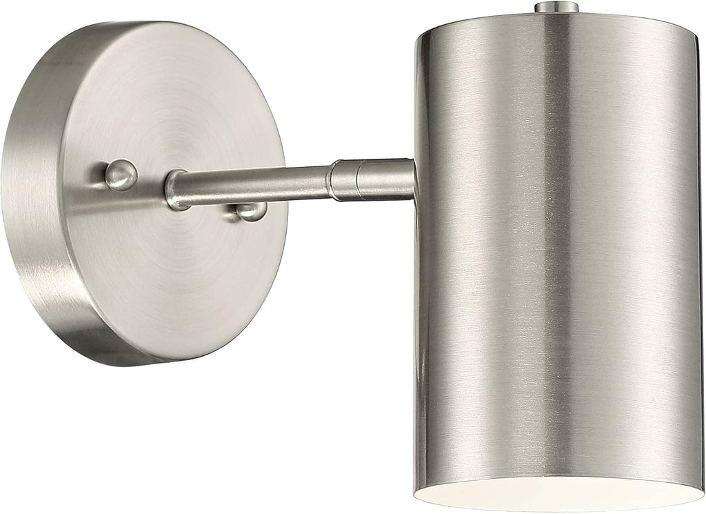 Brushed Nickel Metal Wall Mounted Lamp Light Fixture M1646