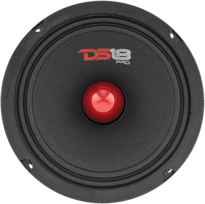 Red Aluminum Bullet 6.5 Midrange Loudspeaker 480W Max 8 Ohms (2 Speakers) F4141