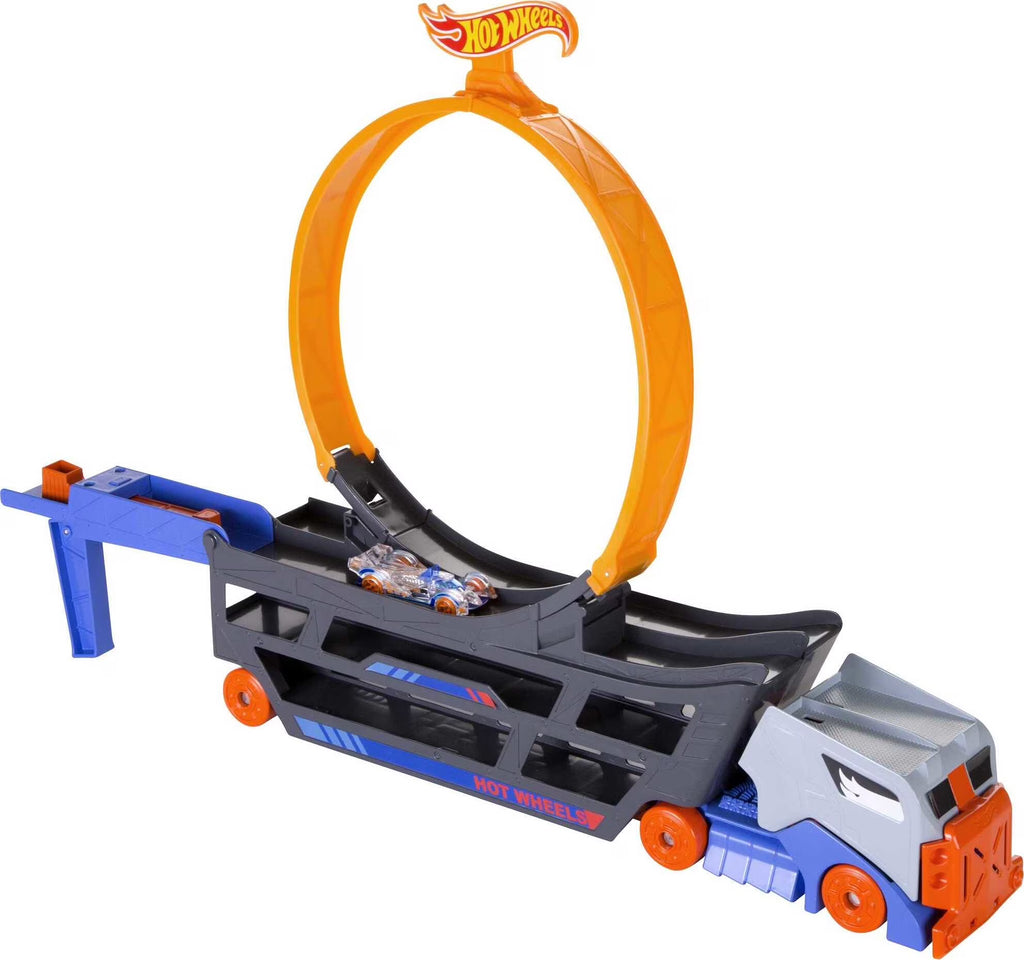 Hot Wheels Stunt and Go Transporter Truck X637882