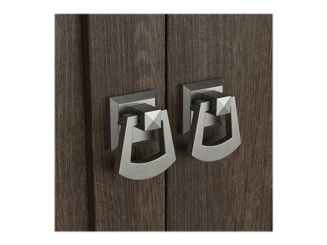 Ash Brown Tall Storage Cabinet with Doors P2583