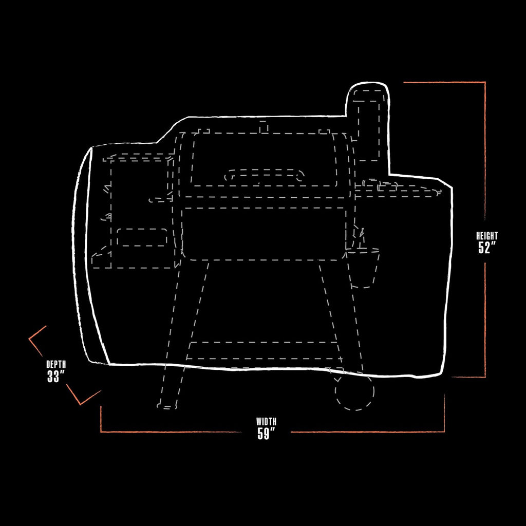 Wood Pellet Grill Cover O47968