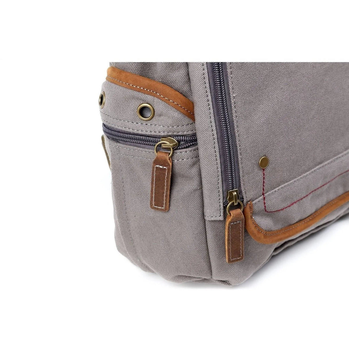 Grey Canvas Crossbody T893