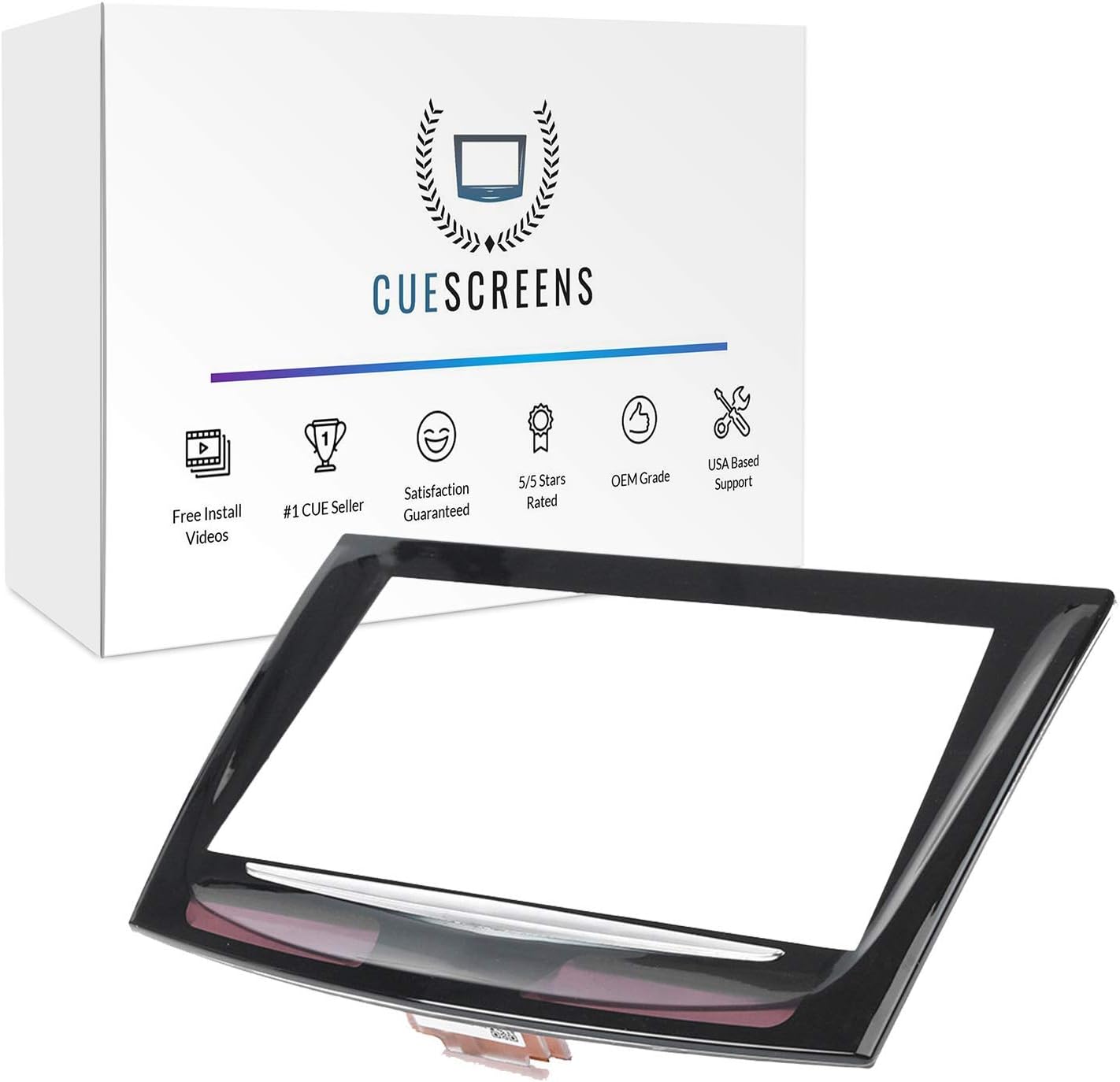 2 Pack Cadillac CUE Replacement Touch Screen Display U9242