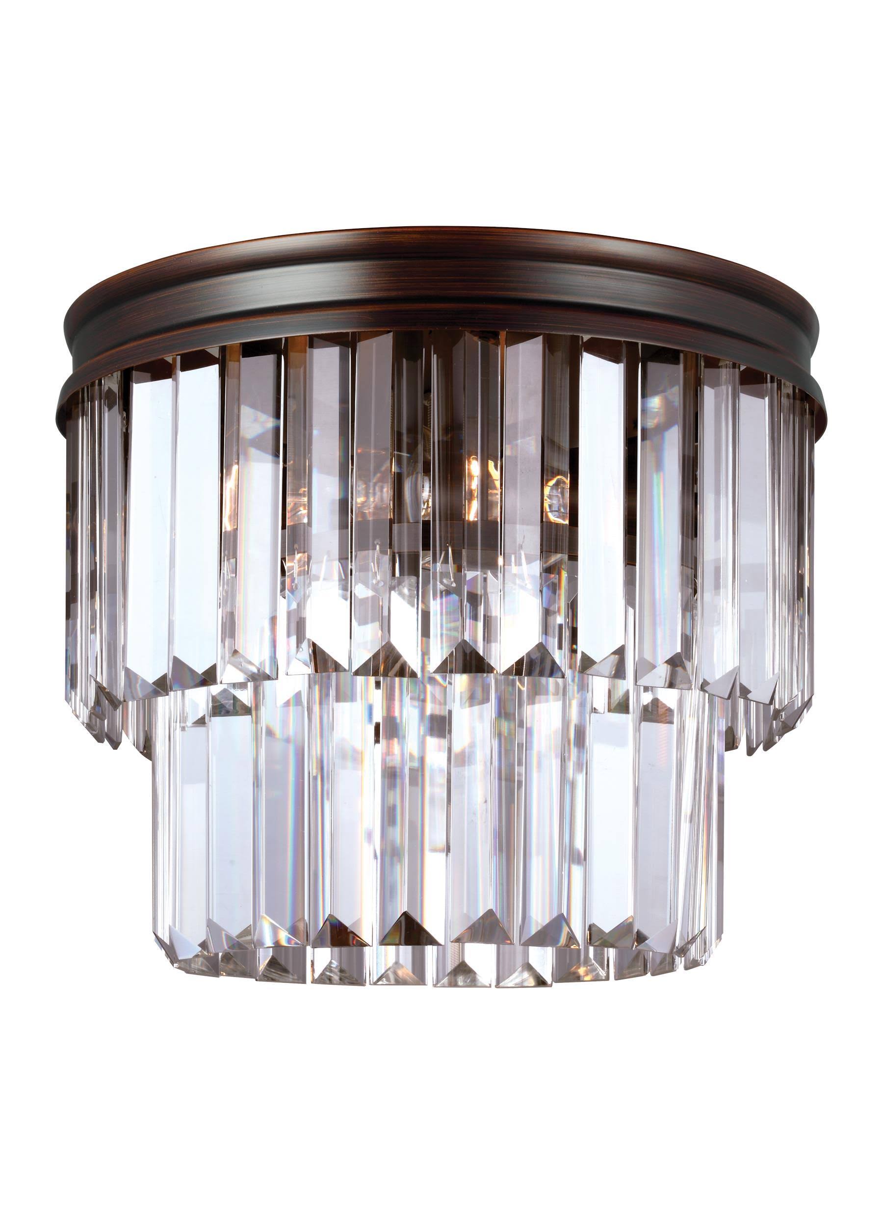 Burnt Sienna Flush Mount Light L2626