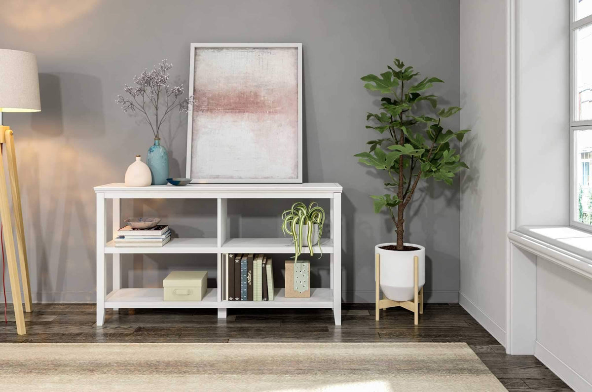 White 2 Shelf Bookcase O226