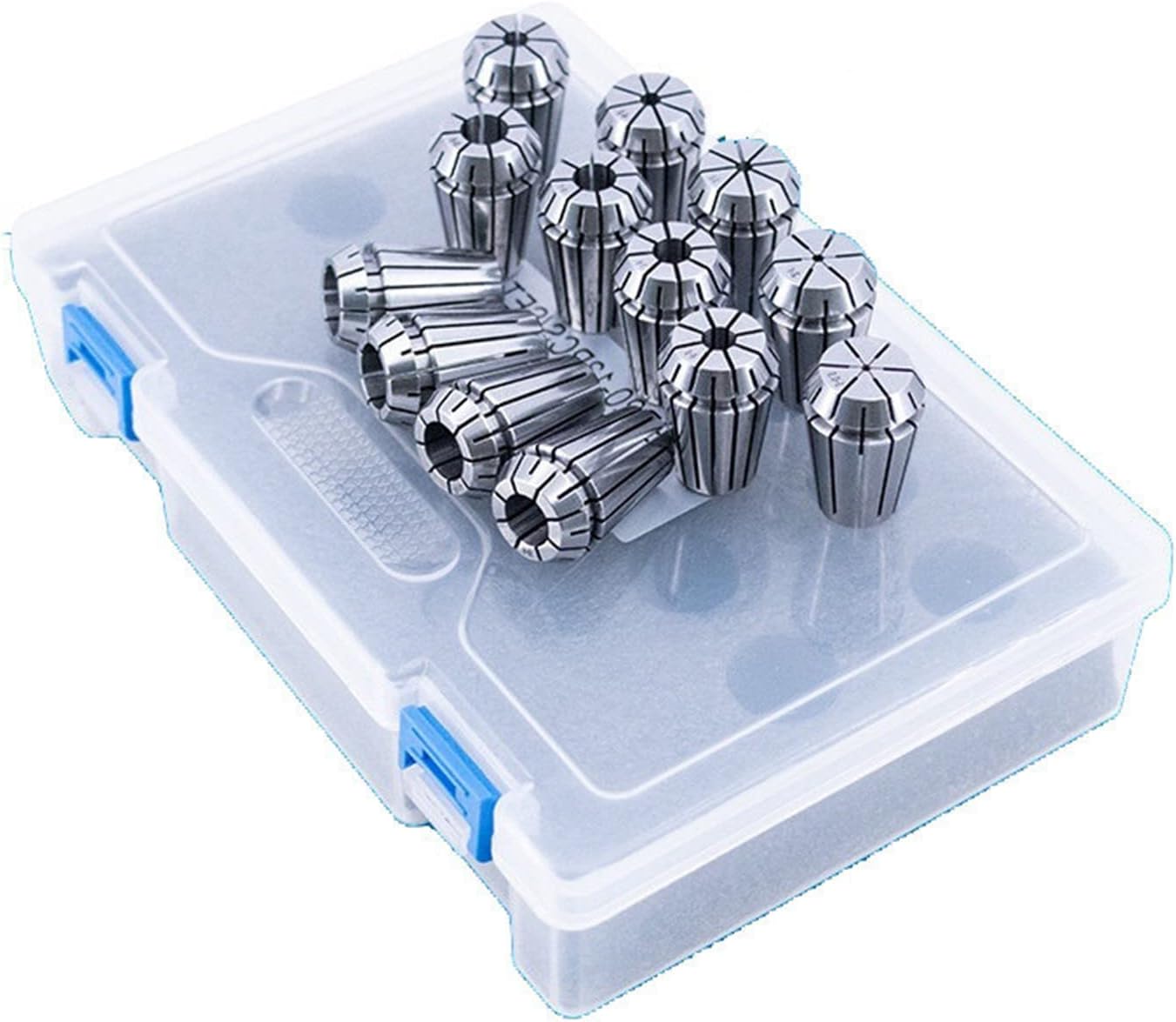 ER11 ER16 ER20 ER25 Spring Collet Set with Plastic Case Q86365