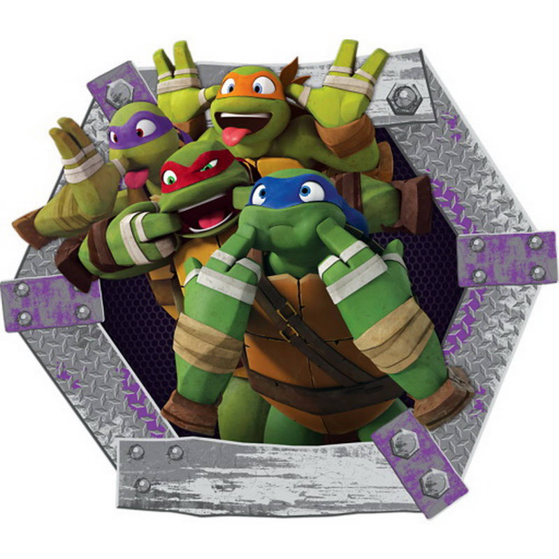 Teenage Mutant Ninja Turtles Goofy Faces Wall Decal Collection J3821