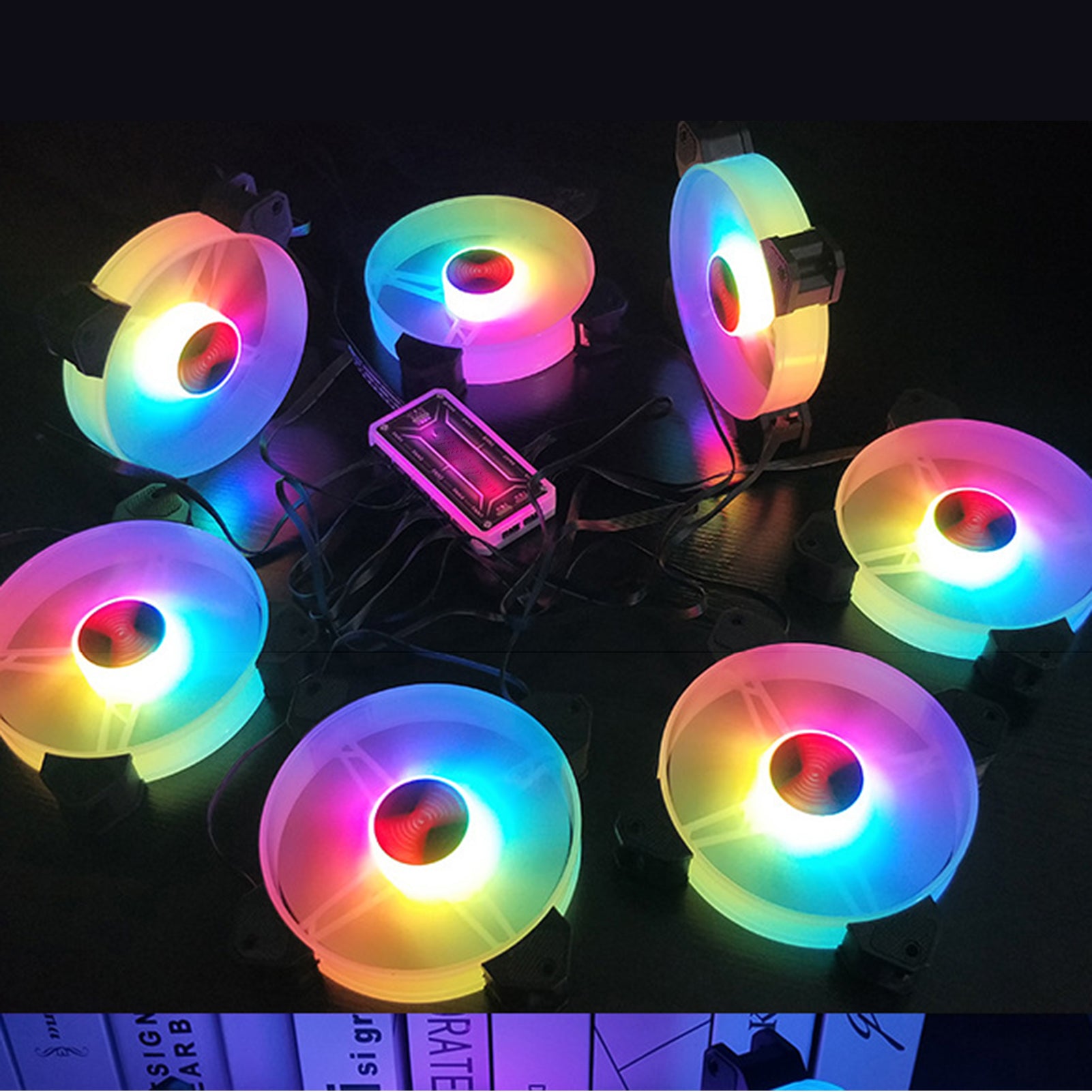 6 Pin 120mm Slim Quiet Computer Case Fan D975