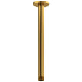 12x22 Vertical Shower Arm - Brushed Gold B364