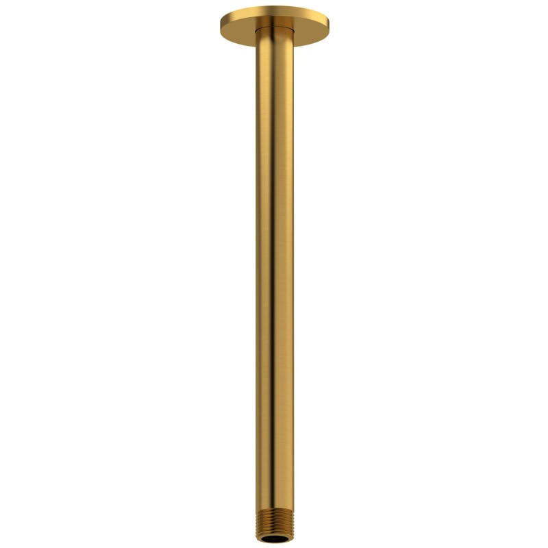 12x22 Vertical Shower Arm - Brushed Gold B364