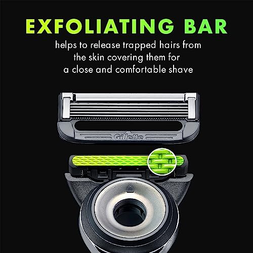 6 Razor Blade Refills and 7oz Rapid Foaming Shave Gel L845081