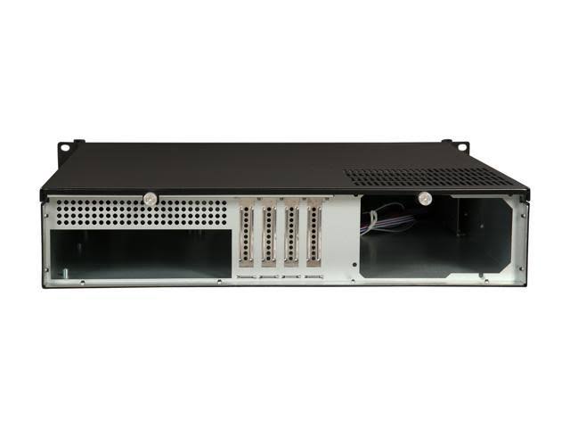 Black 2U Compact Server Chassis E413