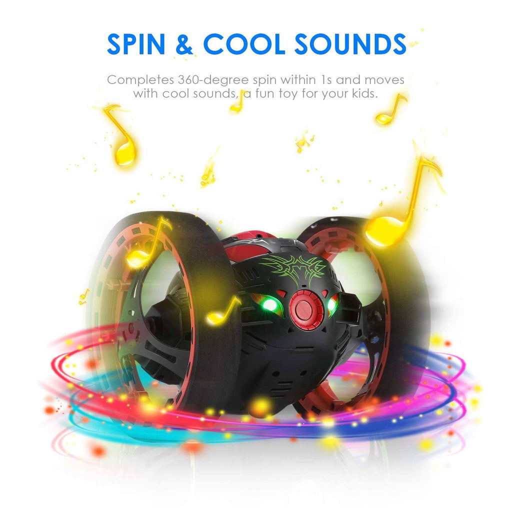 2.4GHz Wireless Remote Control Bounce Car (Black) Z67525