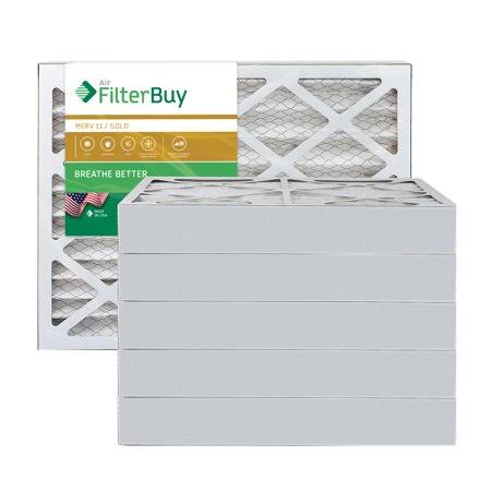 18x20x4 MERV 11 Pleated AC Furnace Air Filter, Pack of 6 R60606