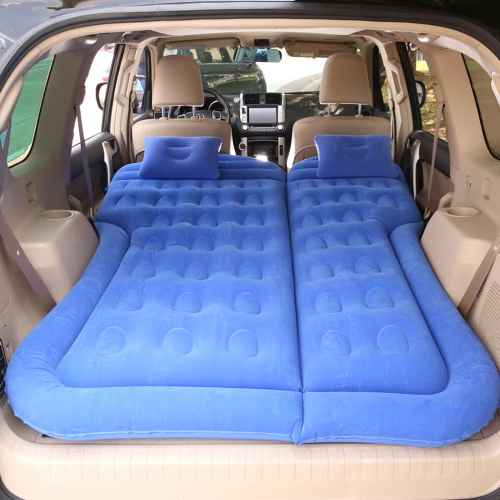Blue Car Inflatable Bed Air Mattress Camping Mat V55806
