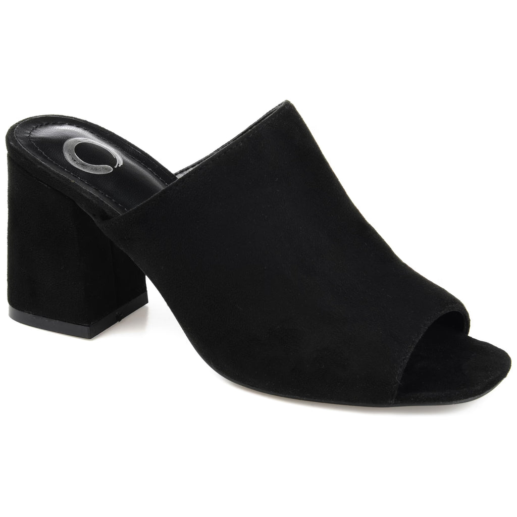Wide Width Peep Toe Block Heel Sandals U79827