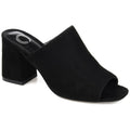 Wide Width Peep Toe Block Heel Sandals U79827