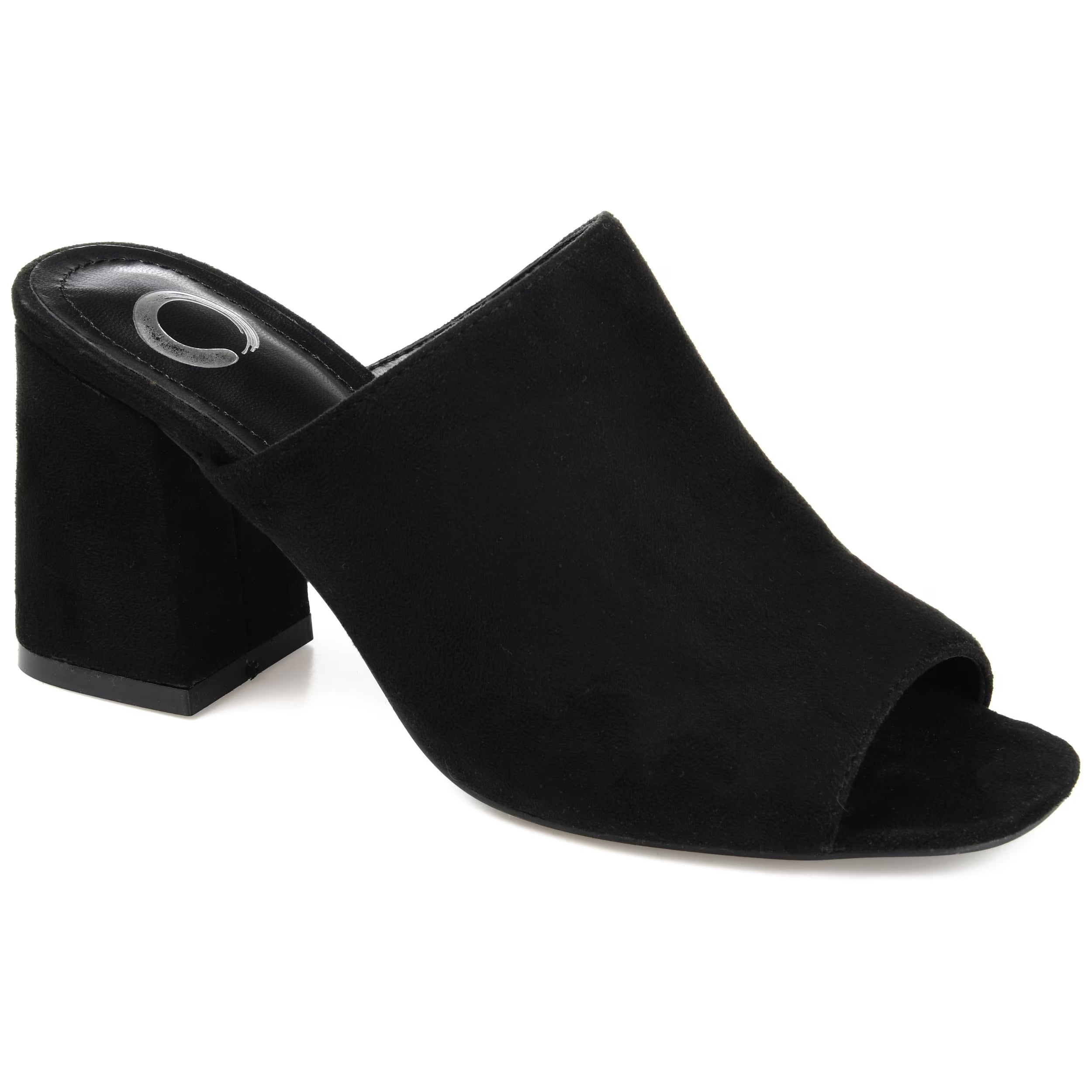 Wide Width Peep Toe Block Heel Sandals U79827