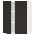 White Wall Cabinet with 2 Doors D329
