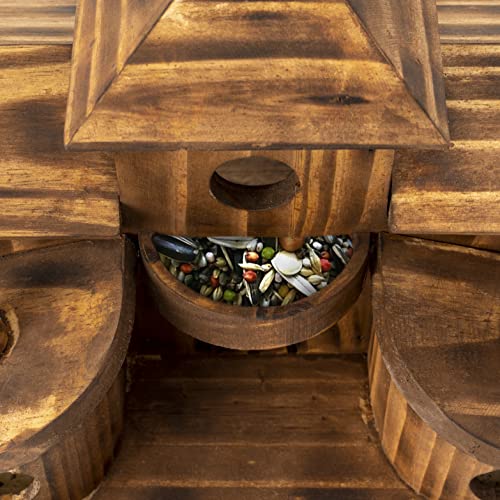 5 Hole Hanging Birdhouse O526