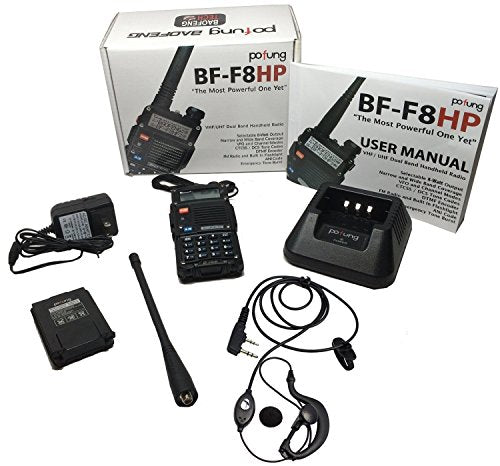 8-Watt Dual Band Two-Way Radio with Large Battery B10938
