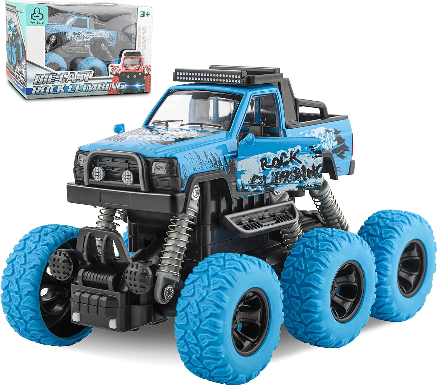 Blue Friction Powered Pull Back Cars for Toddlers X672