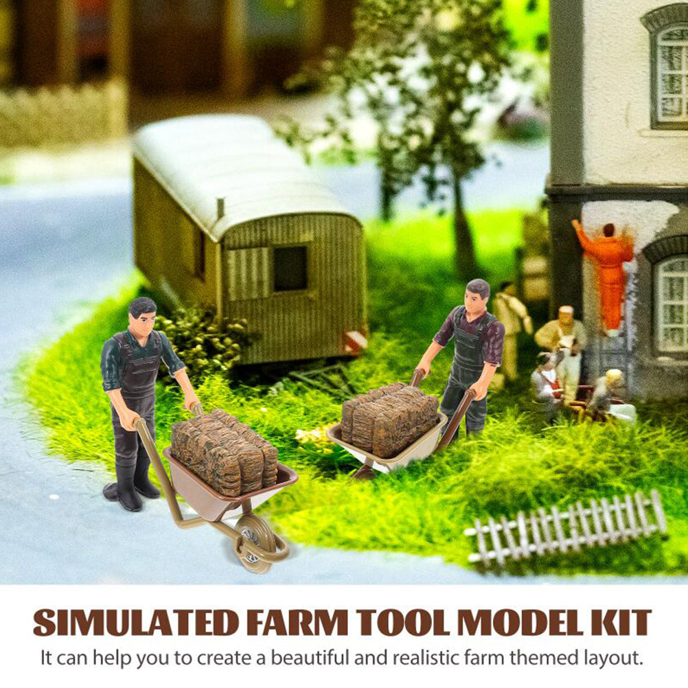 12pcs Miniature Plastic Farm Toy Figures O42463