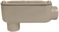 3-1/2in Aluminum Die Cast Threaded Conduit Body with Flat Cover & Gasket O347218