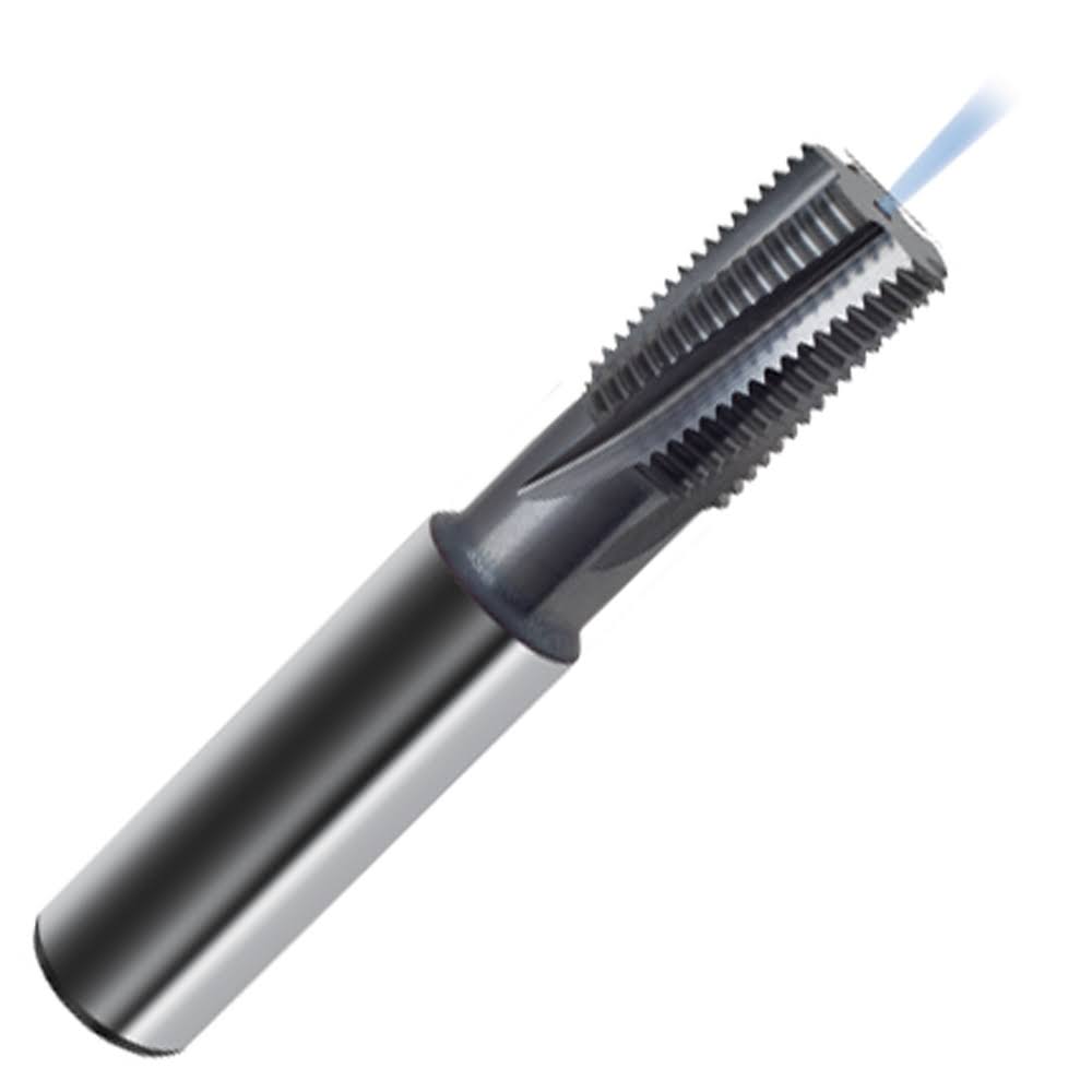 Carbide Thread Mill, 5 Flutes, TiCN Coated, Coolant Through L14513