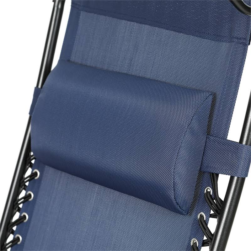 Blue Zero Gravity Chair with Canopy C2865