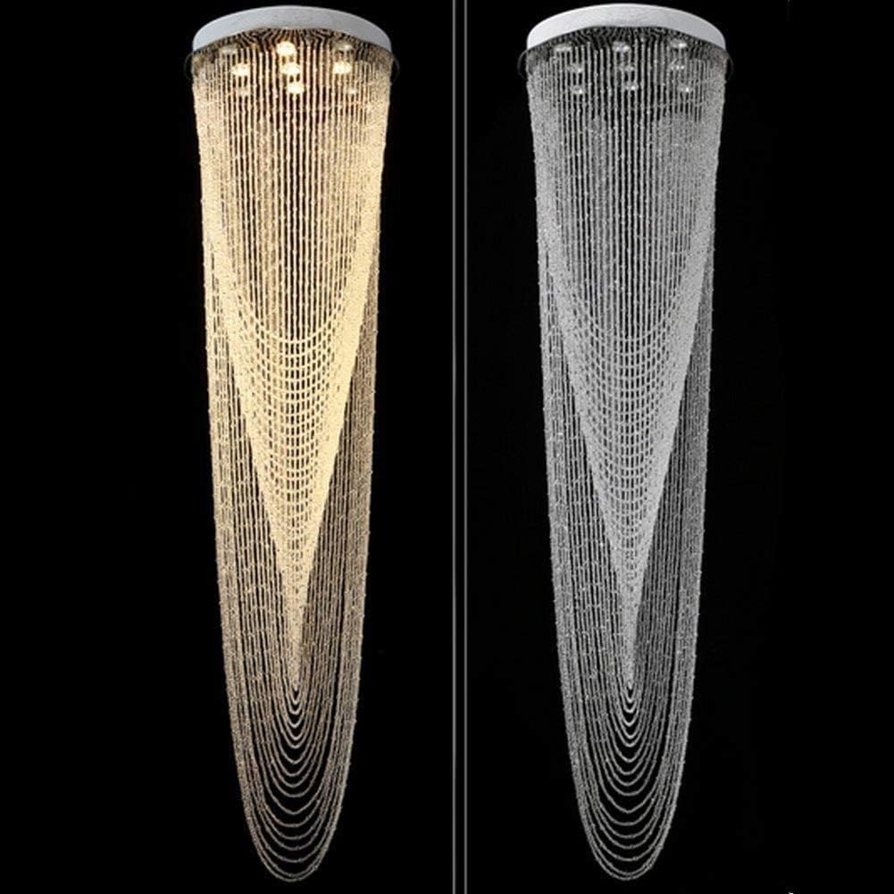Modern Crystal Chandelier, H91'' High Z230