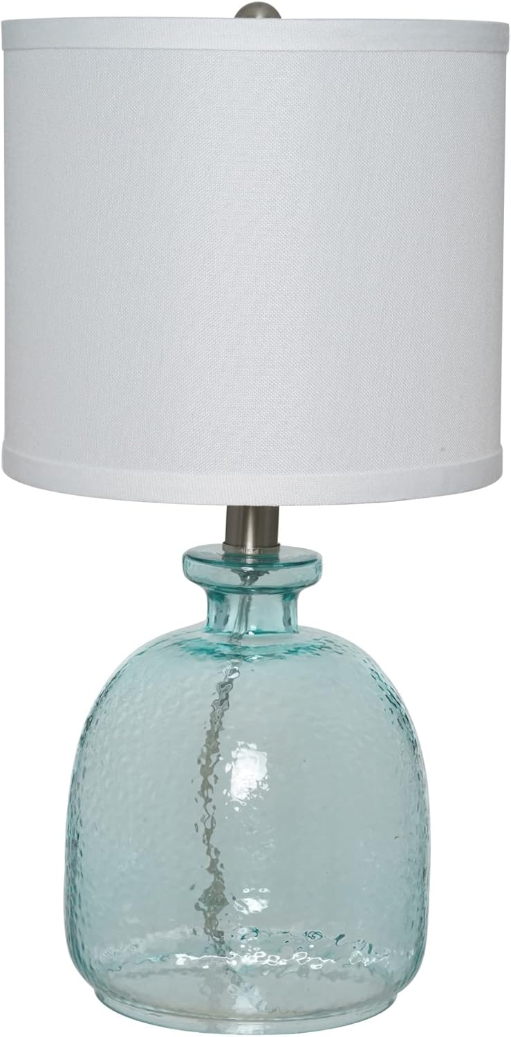 Coastal Textured Glass Table Lamp T9730