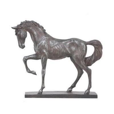 Horse on Base in Resin I7074