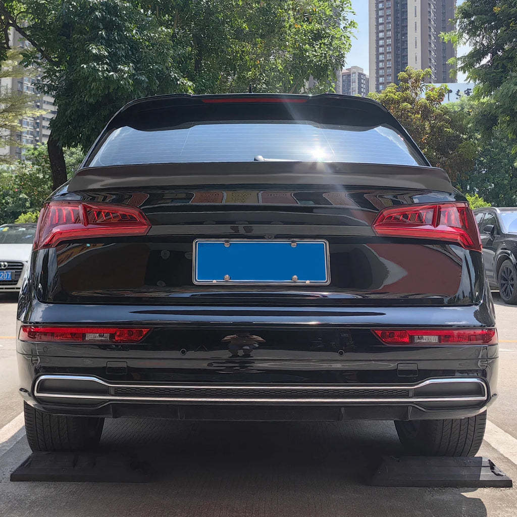 Matte Black ABS Plastic Trunk Spoiler Lip Wing F9217