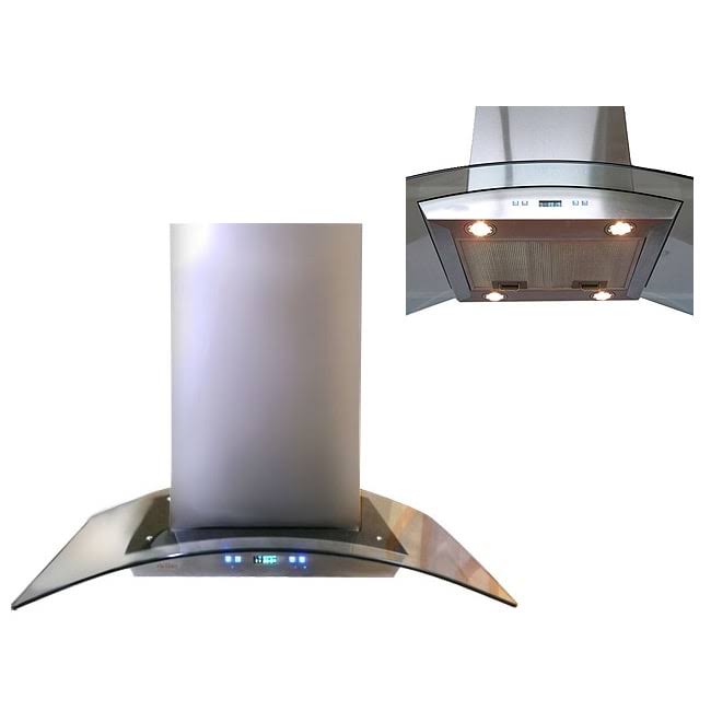 30x22 Island-Mount Range Hood M915