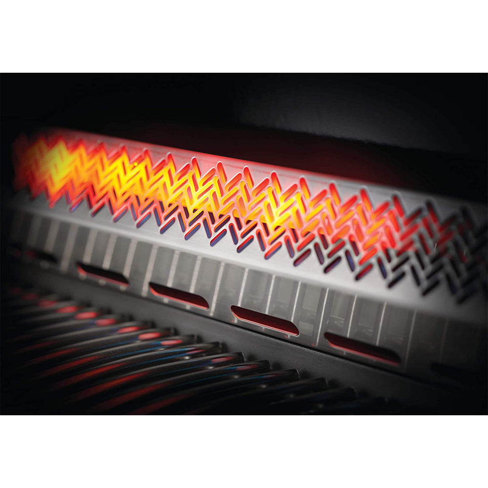 Natural Gas Grill With Infrared Rear Burner And Infrared Side Burner V78861