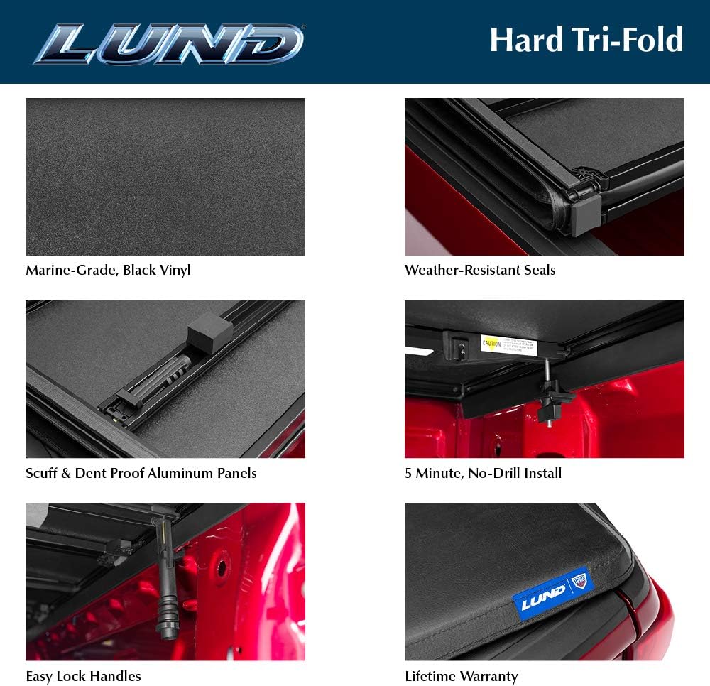 Hard Tri-Fold Truck Bed Tonneau Cover U11356