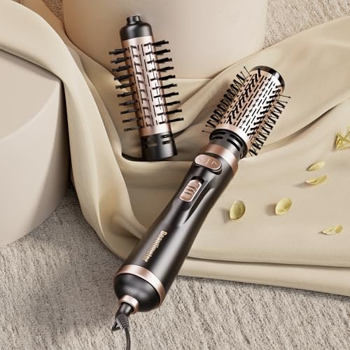Rotating Hair Dryer Brush with 2-Inch and 1.5-Inch Brushes K588