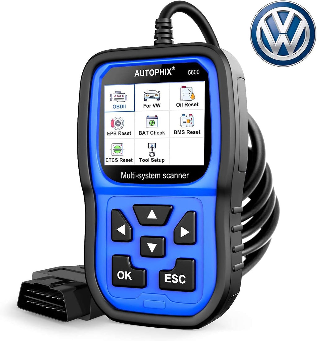 VW Audi Skoda Seat OBD2 Scanner Code Reader with Engine ABS EPB TPMS SAS Transmission Oil Reset Battery Registration Tool X969