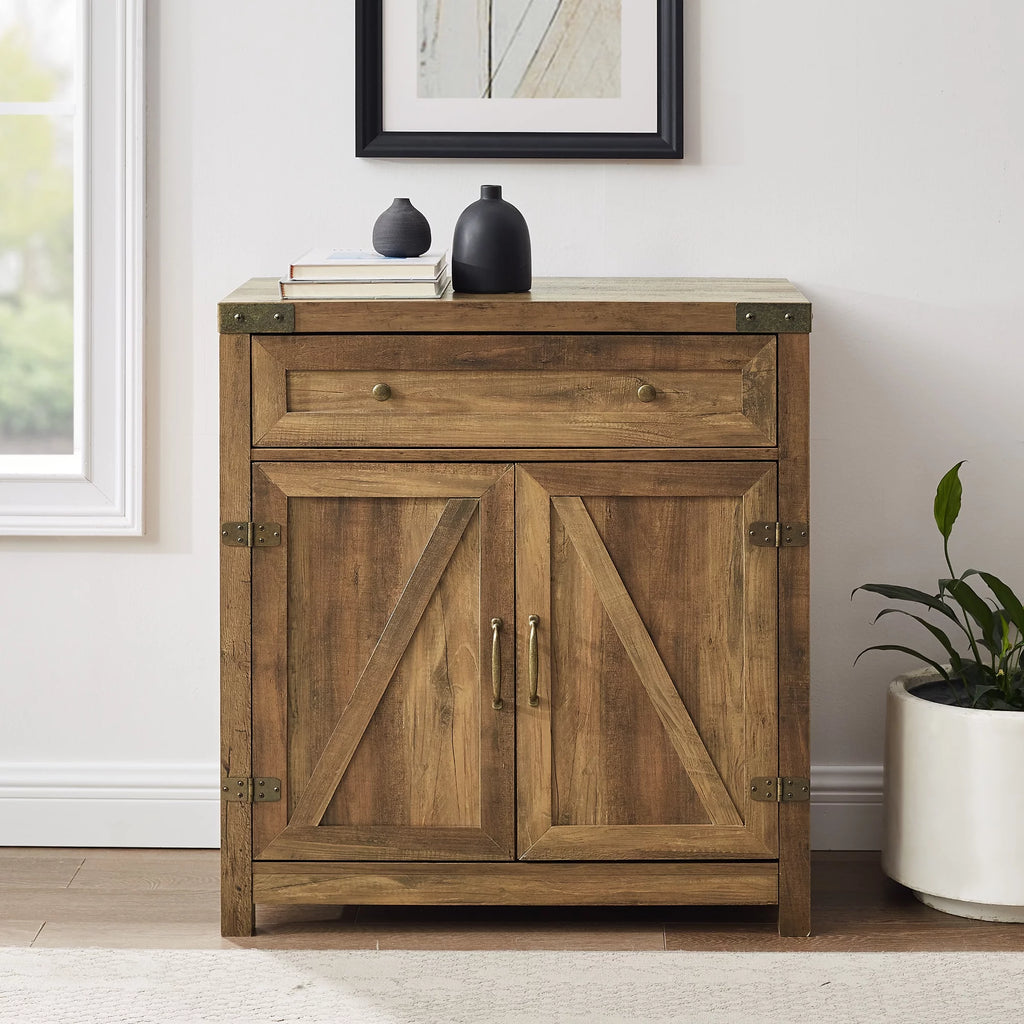 Reclaimed Barnwood Accent Cabinet H39016