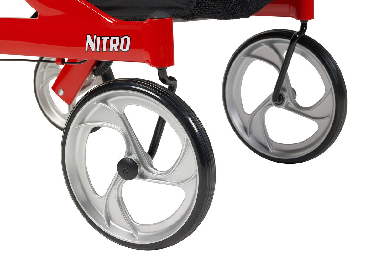 Red Rollator Walker Y944467