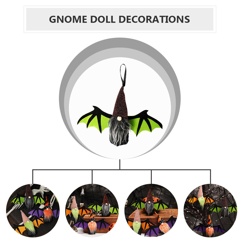 Hanging Bat Gnome Doll Pendants L992567